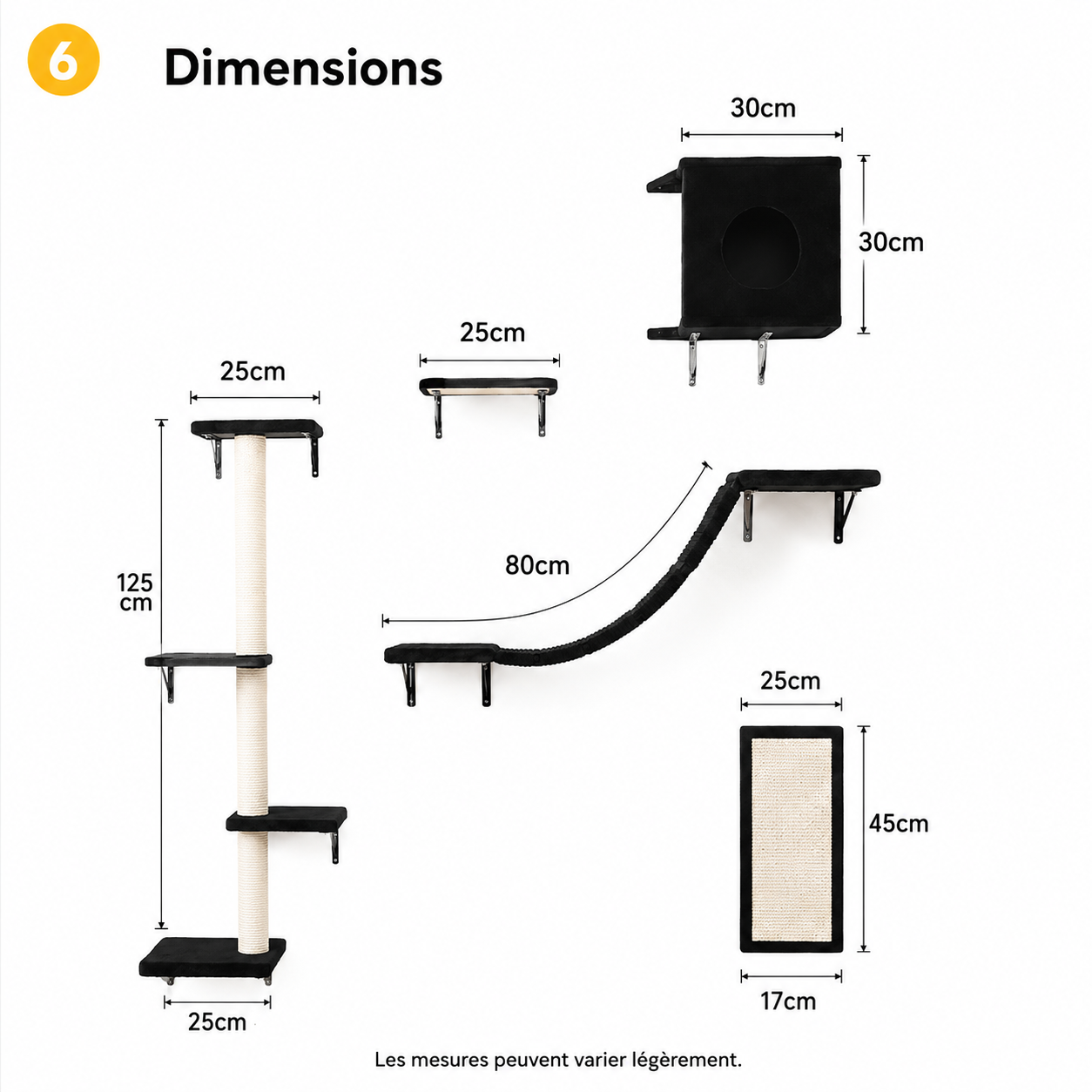 Dimensions du kit Mewlora